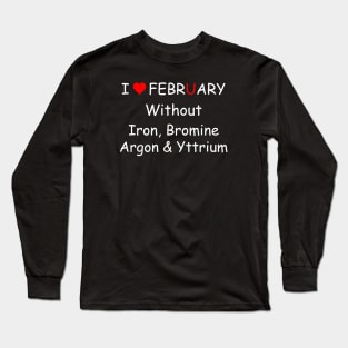 I love U Long Sleeve T-Shirt